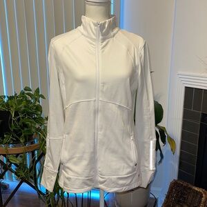 Women's White Running Jacket